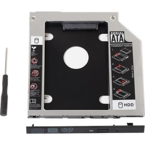 9.5MM 2nd Hard Drive HDD Caddy for HP envy m6 (15) m6-1256sf M6-1153ER Swap SU-208BB GU60N DVD ODD