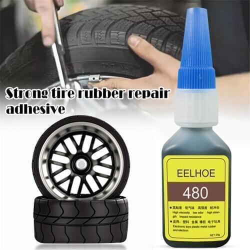 Special Glue For Tire Repair Waterproof Glue High Temperature Resistance High Hardness Automotive Tire Repair Supplies
