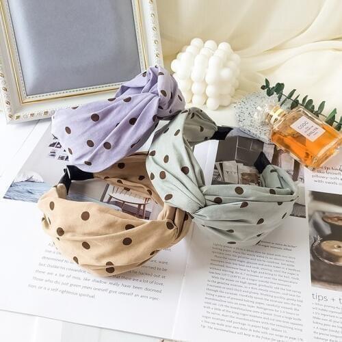 1PC Korea Sweet Cloth Art Cross Wide-brimmed Girl Hair Bands Elegant Female Head Bands Womens Hair Accessories HeadWear