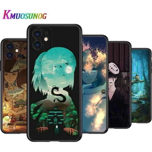 Anime Totoro Ghibli Art Silicone Cover For Apple IPhone 12 Mini 11 Pro XS MAX XR X 8 7 6S 6 Plus 5S SE Phone Case