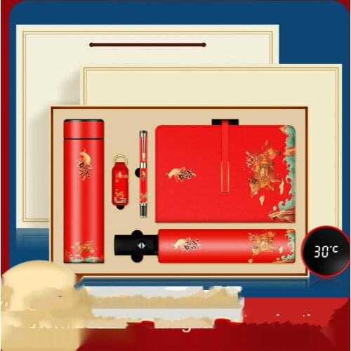 Thermos Cup Gift Present for Client Practical Ideas Year of the Ox Annual Meeting Gift Customized Logo Staff Souvenir