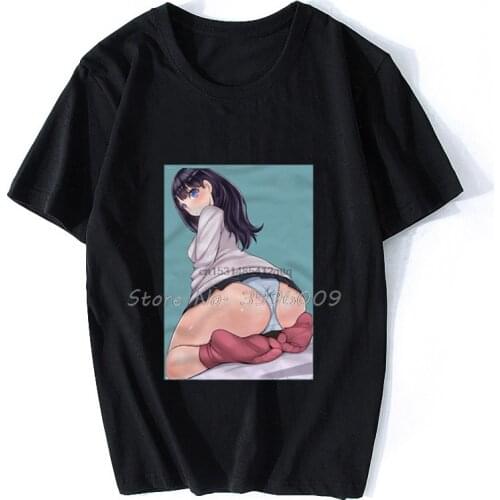T Shirt Rikka Takarada SSSS Gridman Sexy Girl Female Pantsu Otaku Japan Japanese Pinup Pin Anime Manga Men Cotton Tshirt Tees