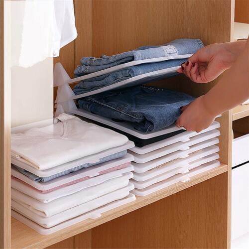 Creative Fast Clothes Fold Board Clothing Organization Shirt Folder Travel Backpack T-shirt Document Home Closet Organizer