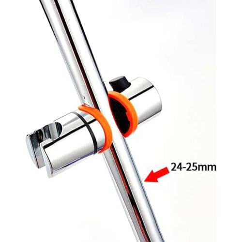 Simple Shower Bracket Shower Slide Rail Bar Holder 24mm Adjustable ABS Chrome Shower Head Holder for Home Bathroom