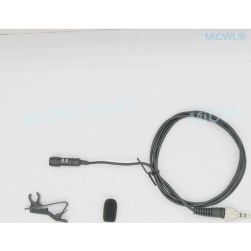 Pro Uni-diectivity Tie Clips Lavalier Lapel Microphone for Sennheiser Wireless 3.5mm Stereo Lock