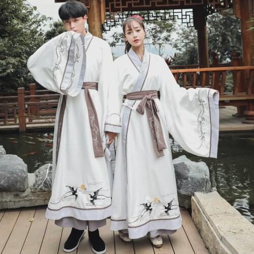 Wind sleeve straight fringing/get sleeve shirt hanfu male antique improved qu fringing Ru skirts female costume class
