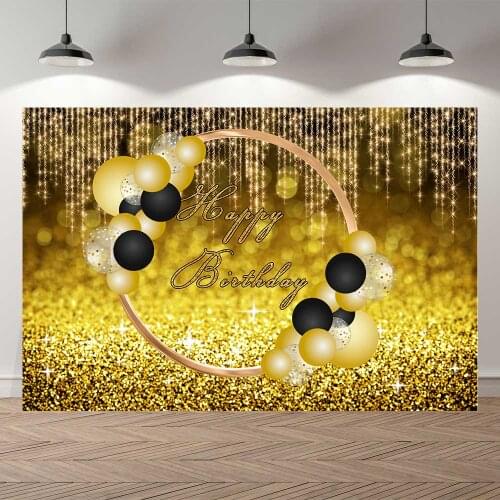 Thin Vinyl Twinkle Sparkling Shining Balloon New Born Adult Girls Birthday Wedding Photography Backdrop Photo Studio Background