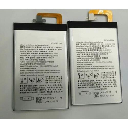 100% New Original 3440mAh Battery High Quality New BAT-63108-003 battery for BlackBerry KEYone Smartphone