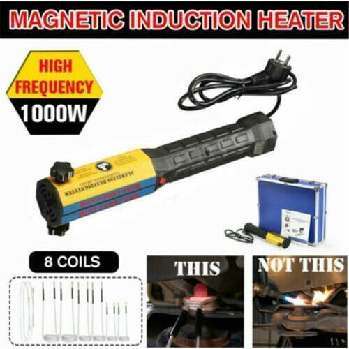 110/220V Magnetic Induction Heater 8 Coils Bolt Heat Remover Tool Kit Screw Tool Bolt Remover Repair Machine Tool US/EU Plug