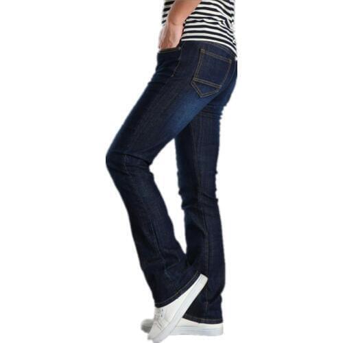 2019 mens fashion work flare jeans bootcut mens bell bottom jeans skinny cotton denim trousers mens flared jeans bootcut pant