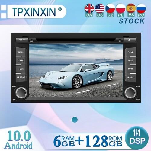 6+128GB For Seat Leon 2012-2018 Android10 Radio Player Car GPS Navigation Head Unit Car Radio with Screen WIFI DSP CARPLAY