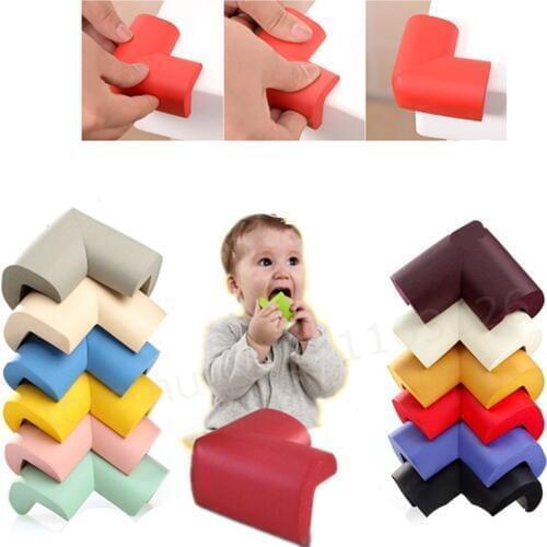 8Pcs/lot Soft Baby Safe Corner Protector Baby Kids Table Desk Corner Guard Children Safety Edge Guards bumper doors tuning