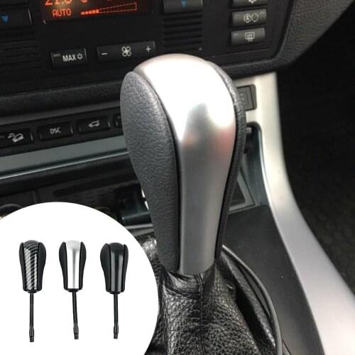 Car Shift Lever Knob AT Gear Shift Shifter for BMW 1-3 Seris E36 E38 E46 E39 E60 E61 Z3 Z4 X5 X3 car styling