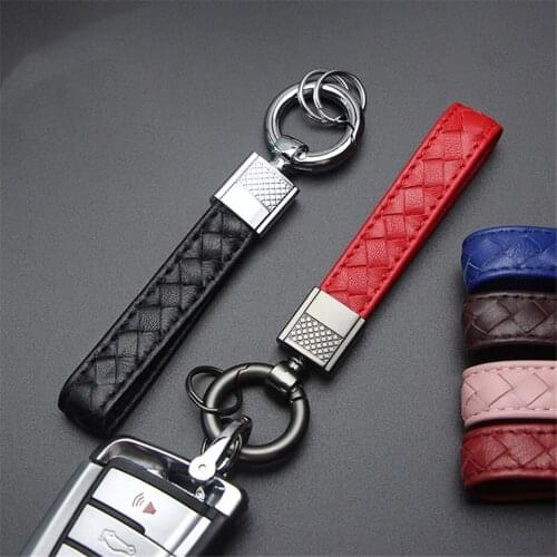 PU Leather Car Keychain Metal key rings Chains Customize Personalized Gifts Car Key Holder For BMW 1 3 5 Series f10 f22 e87 f30