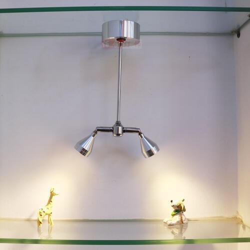 Battery lights LED Spotlight lights back wall display cabinets shop bedroom study super bright lights 2 heads-za SD76
