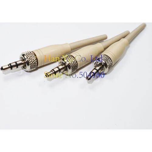 Free Shipping 3PCS DIY 3.5mm 1/8" For Pro Sennheiser Sony Microphone Spare Plug adapter Stereo Screw Lock Connector