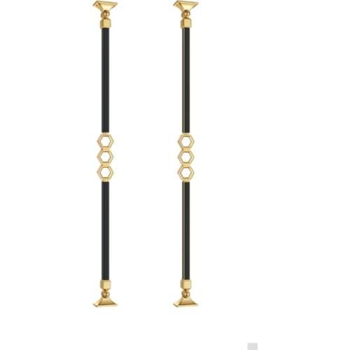 Freeshipping palace style BT-115 BT-116 private custom 950mm 850mm aluminum-magnesium column staircase