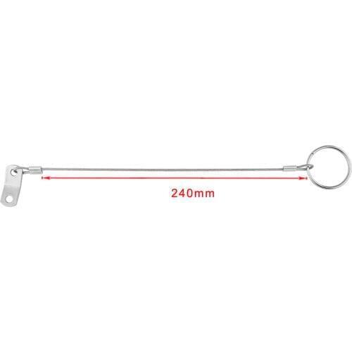 240mm Quick Release Stainless Steel Quick Release Pin Boot Bimini Top Hardware With Lanyard