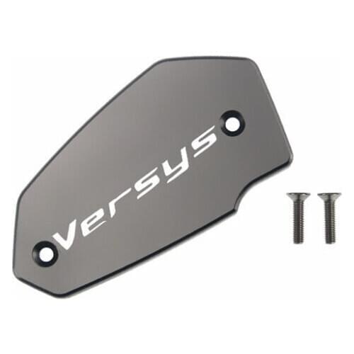 CNC Aluminum Motorcycle Brake Fluid Fuel Reservoir Tank Cover Cap FOR Kawasaki Versys 650 2010-2019 Versys 1000 15-18