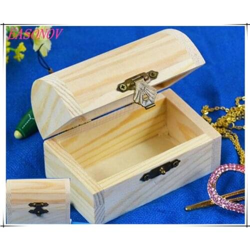 EASONOV New High-grade wooden box Home Storage Box Natural Wooden Home Organizer Handmade Craft Jewelry Case