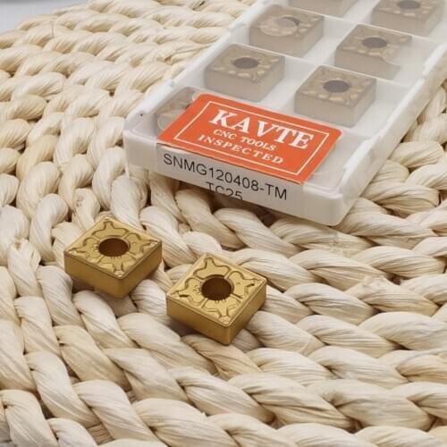 KAVTE SNMG120404 TM SNMG120408R-S SNMG120408L-S SNMG120408-TM Carbide Inserts Hard Alloy Lathe Turning Tool Cutter for Steel
