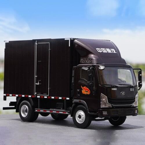 Diecast 1:24 Sinotruk Haixi Homan Van Light Truck Alloy Metal Model Collection Souvenir Ornaments Display Gift Vehicle Toys