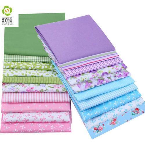 20 Color Patchwork Cotton Fabric Fat Quaters Tilda Cloth Quilting Patchwork Fabrics For Sewing Doll Cloth 40pcs/lots 40*50CM