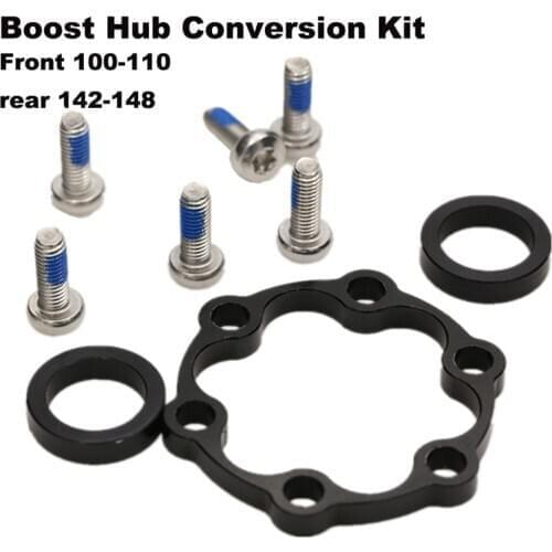 Cycling Hub Conversion Kit front HUB 100mm conversion 110mm, rear HUB 142mm conversion 148mm, 6 screws dedicated