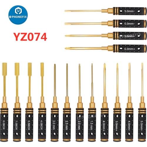 16-IN-1 RC Tools Kit Hex Screwdriver Repair Kit with Carrying Bag for RC Crawler Car Boat Drone Quadcopter Computer Phone Repair
