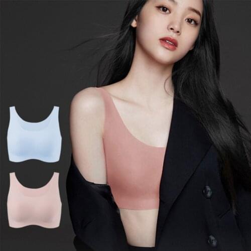 Nana Same Style Ubras No Size Vest Style No Steel Ring Comfortable Sleeping Bra Thin Style