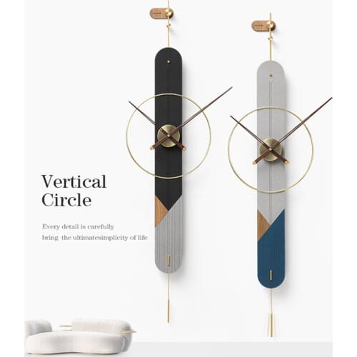 Nordic Luxury Wall Clock Wood Gold Metal Clocks Wall Home Decor Silent Modern Creative Watches Home Copper Living Room Gift