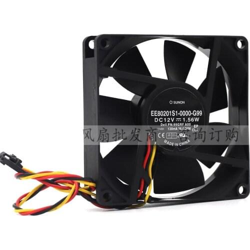 New Dell OptiPlex390 SUNON EE80201S1-0000-G99 12V 1.56W Fan