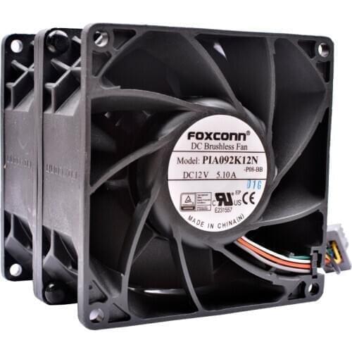 PAI092K12N 92x92x67mm 92mm fan DC12V 5.10A server cooling fan