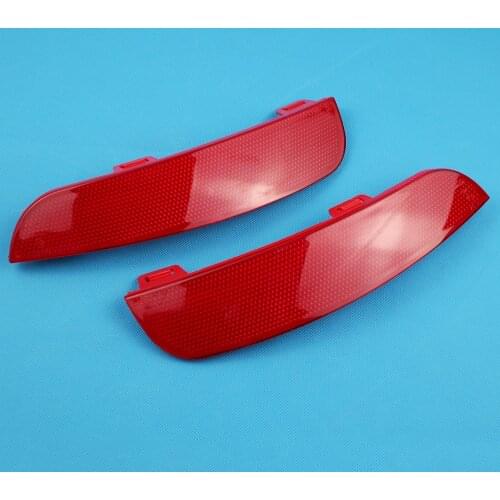 Pair Right&Left Side Rear Bumper Fog Light Fog Lamp Reflector For Volvo S40 V50 2008 2009 2010 2011 2012 2014 30763345 30763346