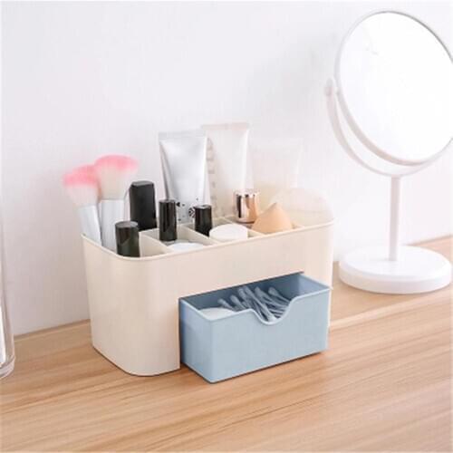 Plastic Cosmetic Storage Box Drawer Organizer Drawer Divider Makeup Jewelry Organizer Rangement Cuisine Home Storage Drawer