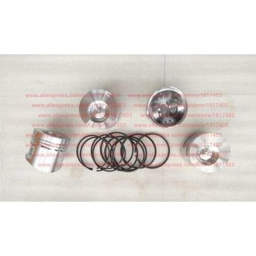 Piston + piston ring, YITUO YTO Yangdong YD engine parts, YND485Q (direct injection), Y385 (direct injection), YD4KJQ, YD4KJO