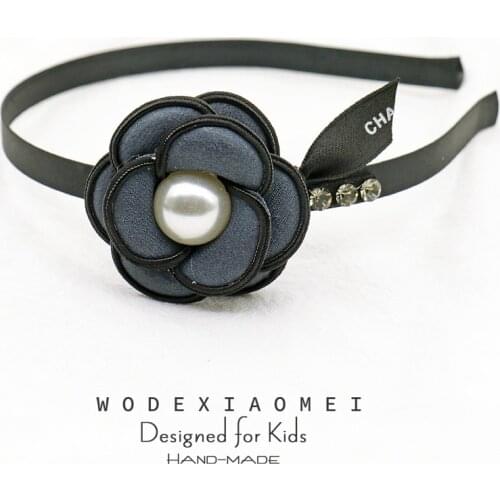 Fashion Pearls Flower Headband Women Girls Headwear Elegance Sweet Floral Rhinestone Bowknot Hairband Kids Hair Hoop Accessories