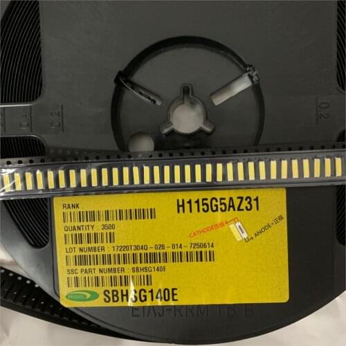 SEOUL LED Backlight 1W 6V 7020 Cool white LCD Backlight for TV TV Application SBIDS2S0E 100PCS