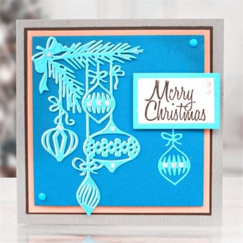 Embossing Suit Paper Cards Stamp DIY Scrapbooking Album Christmas Ball Edge Cutting Dies Stencils For Card Making Decorative