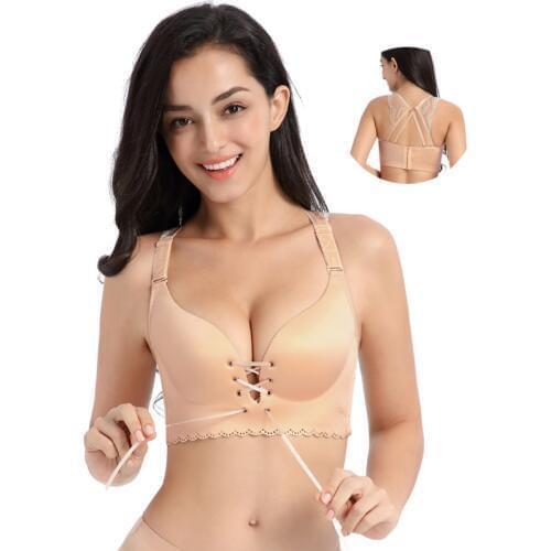 Super Push Up bras Sexy seamless womens underwear Adjustable Wire Free Female bralette beauty back lingerie Ladies Brassiere