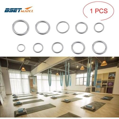 304 Stainless Steel Solid Round O Ring Hammock Yoga Hanging Rings Smooth Welded Precision Polished Marine Boat Accessories