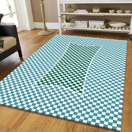 High Quality Lattice Art Carpets For Living Room Bedroom Area Rugs Anti-slip Home Kitchen Floor Mat Fashion Family Large Carpet