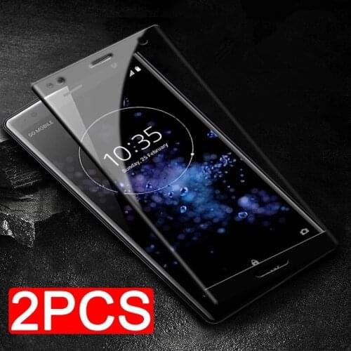 2pcs Full glue protective tempered glass For Sony Xperia 10III 5III 1III 5II 10II 1II 5 10 1 Screen protector full cover film