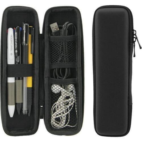 Black EVA Hard Shell Stylus Pen Pencil Case Holder Protective Carrying Box Bag Storage Container for Pen Ballpoint Pen Stylus