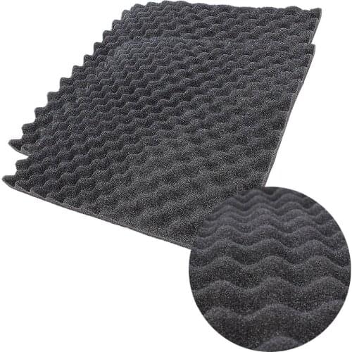 Dropship 50 x 50cm Soundproof Thickness 1.5cm Black Acoustic Foam Treatment Sound Proofing Sound-absorbing Cotton Noise Sponge