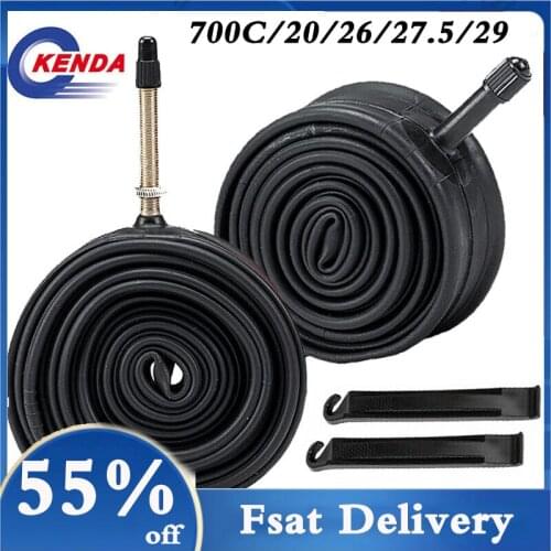 1pc Kenda Road Mountain Bike Inner Tube F/V A/V 20/24/26/27.5/29/700C Bicycle Inner Tire Rubber Folding Bike Tyre MTB Part