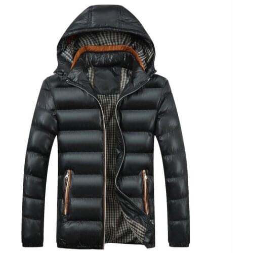 2020 Winter Mens Coats Warm Thick Male Jackets Padded Casual Hooded Parkas Men Overcoats Mens Clothing