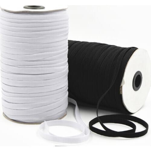 3/6/8/10/12mm 5yards/Lot High-Elastic Sewing Elastic Ribbon Elastic Spandex Band Trim Sewing Fabric DIY Garment Accessories