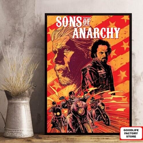5D Diamond Painting Sons of Anarchy Season Poster Pictures Of Rhinestones Full Drill Cross Stitch Mosaic Embroidery Home Decor