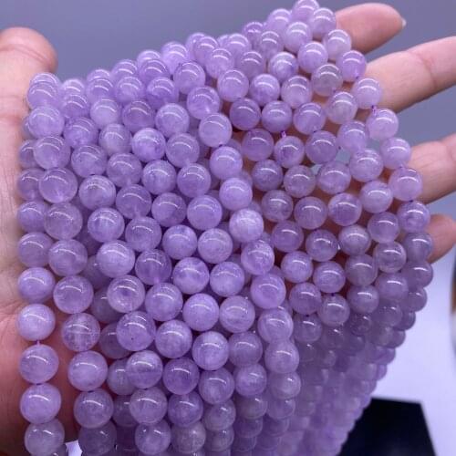 6/8/10mm Lavender Light Purple Amethysts Wholesale Loose Round Beads Lavender Amethysts Stone Beads